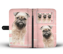 Load image into Gallery viewer, Brussels Griffon Print Wallet Case-Free Shipping-CO State