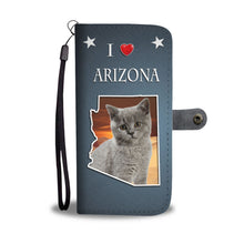 Load image into Gallery viewer, British Shorthair Cat Print Wallet Case-Free Shipping-AZ State