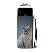 Load image into Gallery viewer, British Shorthair Cat Print Wallet Case-Free Shipping-AZ State