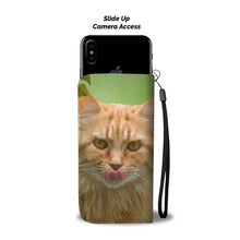 Load image into Gallery viewer, Cute Maine Coon Cat Print Wallet Case-Free Shipping-AZ State
