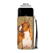 Load image into Gallery viewer, Boxer Dog Print Wallet Case-Free Shipping-WA State