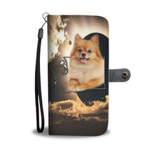 Load image into Gallery viewer, Cute Pomeranian Dog Print Wallet Case-Free Shipping-WA State