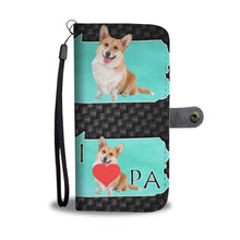 Load image into Gallery viewer, Cardigan Welsh Corgi Dog Print Wallet Case-Free Shipping-PA State