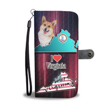 Load image into Gallery viewer, Cardigan Welsh Corgi Dog Print Wallet Case-Free Shipping-VA State
