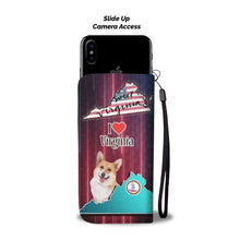 Load image into Gallery viewer, Cardigan Welsh Corgi Dog Print Wallet Case-Free Shipping-VA State
