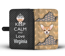 Load image into Gallery viewer, Chihuahua Dog Pattern Print Wallet Case-Free Shipping-VA State