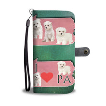 Load image into Gallery viewer, Cute Maltese Dog Print Wallet Case-Free Shipping-PA State