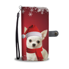 Load image into Gallery viewer, Chihuahua Christmas Print Wallet Case-Free Shipping