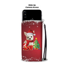 Load image into Gallery viewer, Chihuahua Christmas Print Wallet Case-Free Shipping