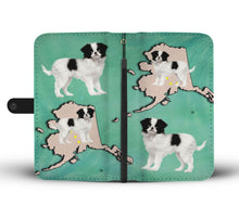 Load image into Gallery viewer, Cute Japanese Chin Print Wallet Case-Free Shipping-AK State