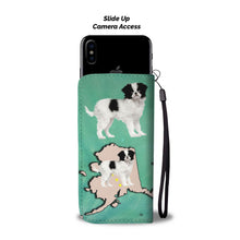 Load image into Gallery viewer, Cute Japanese Chin Print Wallet Case-Free Shipping-AK State