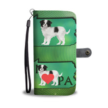 Load image into Gallery viewer, Cute Japanese Chin Pattern Print Wallet Case-Free Shipping-PA State