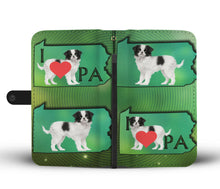Load image into Gallery viewer, Cute Japanese Chin Pattern Print Wallet Case-Free Shipping-PA State