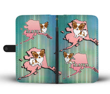 Load image into Gallery viewer, Cute Papillon Dog Art Print Wallet Case-Free Shipping-AK State