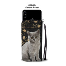 Load image into Gallery viewer, British Shorthair Cat Print Wallet Case-Free Shipping-IA State