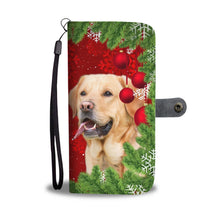 Load image into Gallery viewer, Cute Labrador Retriever Dog Christmas Print Wallet Case-Free Shipping
