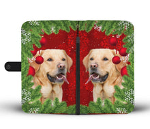 Load image into Gallery viewer, Cute Labrador Retriever Dog Christmas Print Wallet Case-Free Shipping