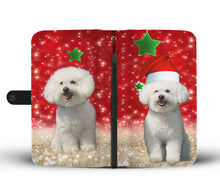 Load image into Gallery viewer, Cute Bichon Frise Christmas Print Wallet Case-Free Shipping