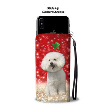 Load image into Gallery viewer, Cute Bichon Frise Christmas Print Wallet Case-Free Shipping