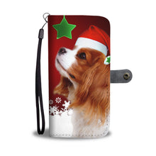 Load image into Gallery viewer, Cavalier King Charles Spaniel Christmas Print Wallet Case-Free Shipping