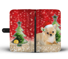 Load image into Gallery viewer, Chihuahua On Christmas Print Wallet Case-Free Shipping