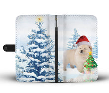 Load image into Gallery viewer, Cute Chow Chow Dog Christmas Print Wallet Case-Free Shipping