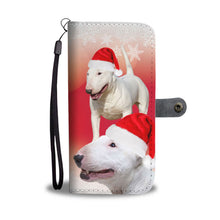 Load image into Gallery viewer, Bull Terrier Christmas Print Wallet Case-Free Shipping