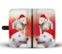 Load image into Gallery viewer, Bull Terrier Christmas Print Wallet Case-Free Shipping
