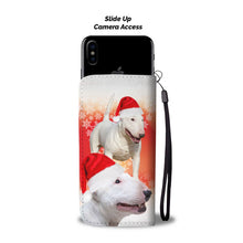 Load image into Gallery viewer, Bull Terrier Christmas Print Wallet Case-Free Shipping