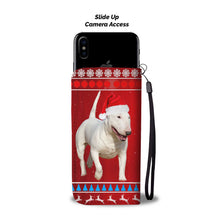 Load image into Gallery viewer, Cute Bull Terrier Christmas Print Wallet Case-Free Shipping