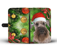 Load image into Gallery viewer, Cesky Terrier On Christmas Print Wallet Case-Free Shipping