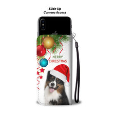 Load image into Gallery viewer, Cute Australian Shepherd Christmas Print Wallet Case-Free Shipping