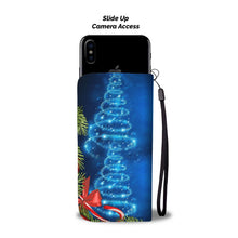 Load image into Gallery viewer, Cute Dachshund Dog On Christmas Print Wallet Case-Free Shipping