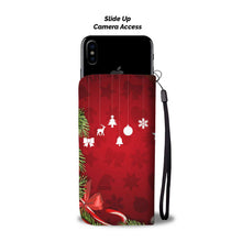 Load image into Gallery viewer, Cute Dalmatian Dog On Christmas Print Wallet Case-Free Shipping