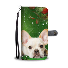 Load image into Gallery viewer, Cute French Bulldog On Christmas Print Wallet Case-Free Shipping