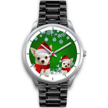 Load image into Gallery viewer, Chihuahua Christmas Print Wrist Watch-Free Shipping