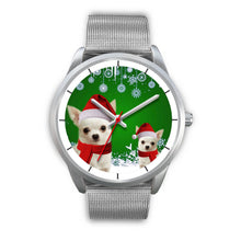 Load image into Gallery viewer, Chihuahua Christmas Print Wrist Watch-Free Shipping