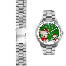Load image into Gallery viewer, Chihuahua Christmas Print Wrist Watch-Free Shipping