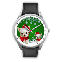 Load image into Gallery viewer, Chihuahua Christmas Print Wrist Watch-Free Shipping