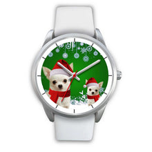 Load image into Gallery viewer, Chihuahua Christmas Print Wrist Watch-Free Shipping