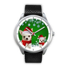 Load image into Gallery viewer, Chihuahua Christmas Print Wrist Watch-Free Shipping