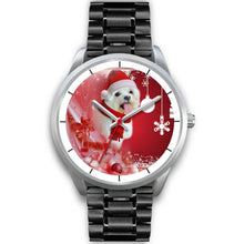 Load image into Gallery viewer, Cute Maltese Dog Christmas Print Wrist Watch-Free Shipping
