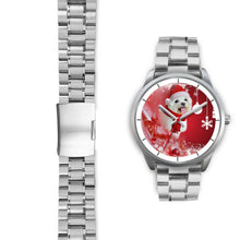 Load image into Gallery viewer, Cute Maltese Dog Christmas Print Wrist Watch-Free Shipping