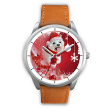 Load image into Gallery viewer, Cute Maltese Dog Christmas Print Wrist Watch-Free Shipping