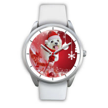 Load image into Gallery viewer, Cute Maltese Dog Christmas Print Wrist Watch-Free Shipping