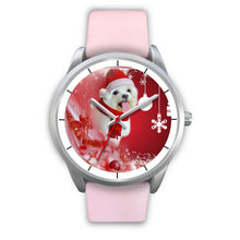 Load image into Gallery viewer, Cute Maltese Dog Christmas Print Wrist Watch-Free Shipping