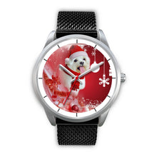 Load image into Gallery viewer, Cute Maltese Dog Christmas Print Wrist Watch-Free Shipping