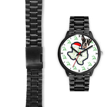 Load image into Gallery viewer, Boston Terrier Texas Christmas Special Wrist Watch-Free Shipping