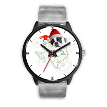 Load image into Gallery viewer, Cute Boston Terrier Texas Christmas Special Wrist Watch-Free Shipping