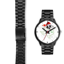 Load image into Gallery viewer, Cute Boston Terrier Texas Christmas Special Wrist Watch-Free Shipping